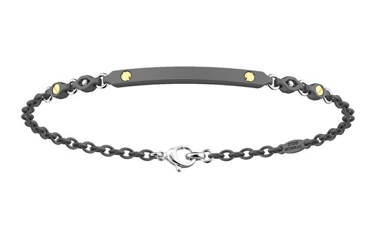 Bracciale Zancan Uomo Eternity Titanium in Titanio ETB423G - ETB423G